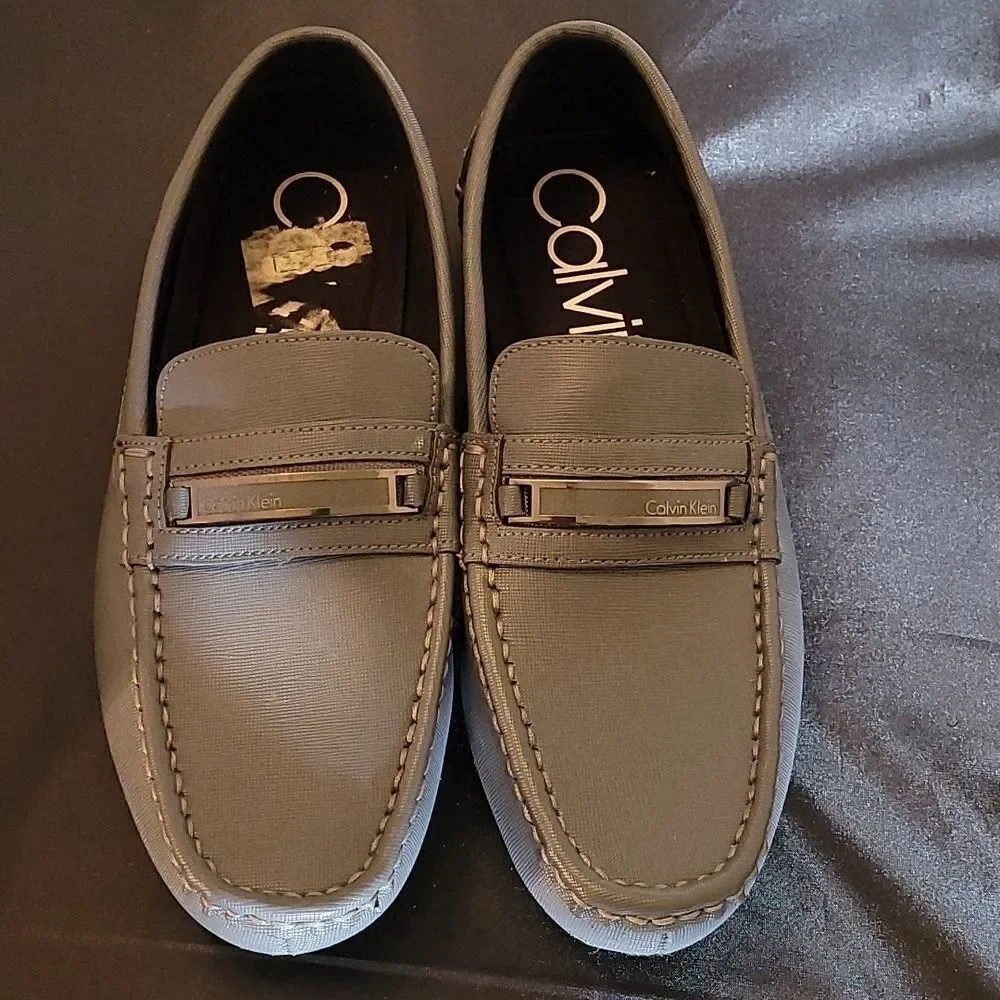 CALVIN KLEIN MEN'S KELTON DRESS CASUAL SUEDE LOAFERS SHOE